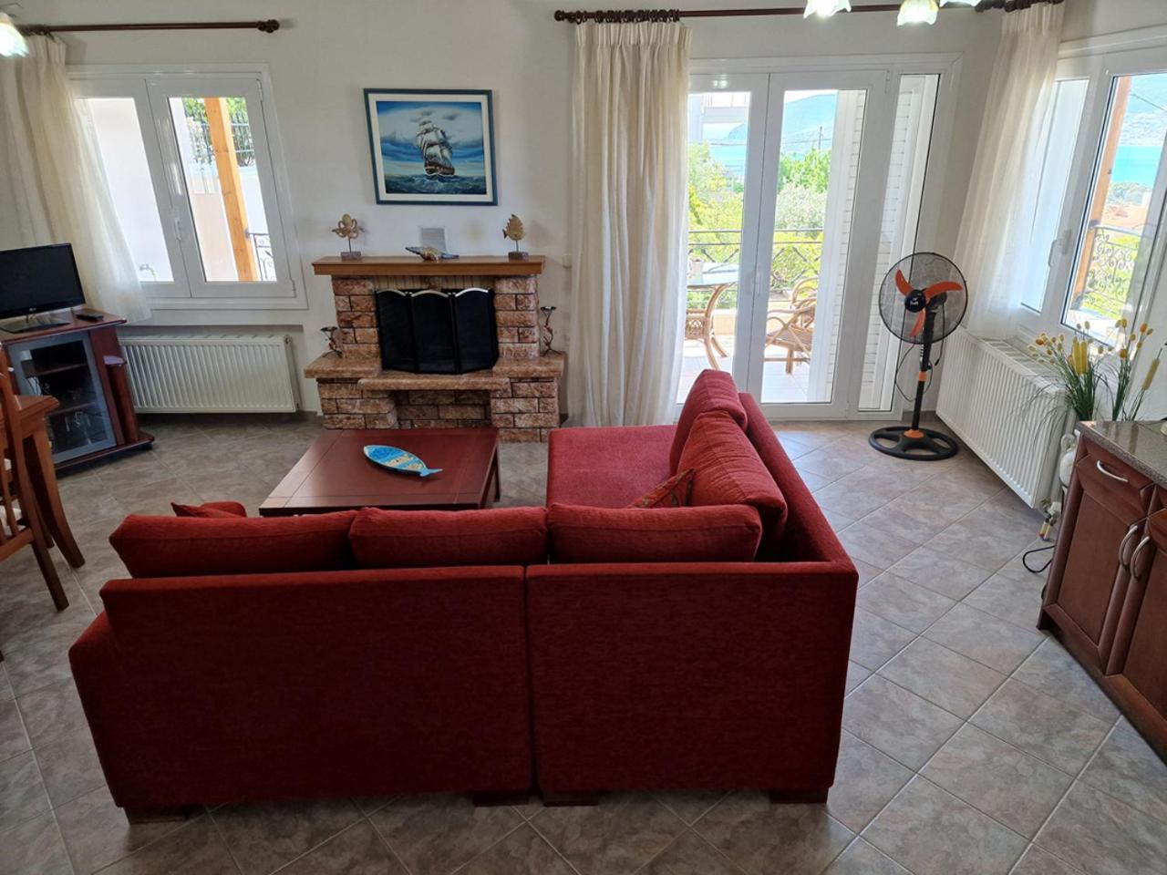 The Mirador Boutique Villa With Scenic Sea View Porto Rafti Luaran gambar